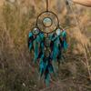 Five-ring Agate Life Tree Dream Catcher High-end Wind Chime Hanging Ornament Hand-woven Pendant Crafts