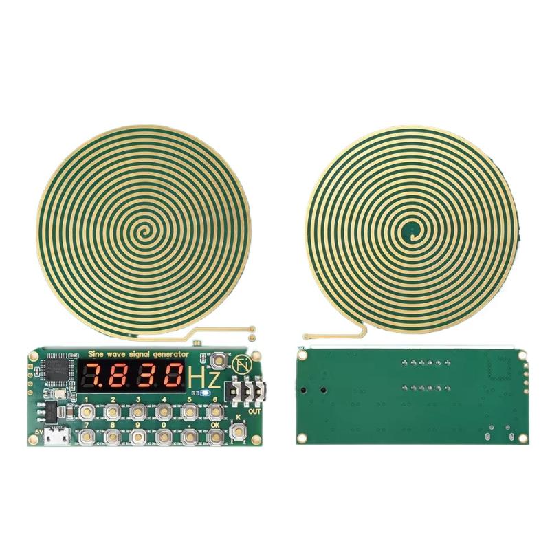 0.01Hz~100000Hz Adjustable Frequency Schumann Wave Signal Generator, 5 V DC Sine Wave Signal Generator, Micro USB Interface