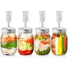 70mm/87mm Wide Mouth Mason Jar Set Wirh Fermentation Lid and Airlock Household Kitchen Supplies Sauerkraut