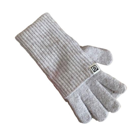 Женские трансформируемые зимние перчатки Теплые перчатки с сенсорным экраном 2-в-1 Вязаные эластичные перчатки для набора текста для ежедневных прогулок, вождения