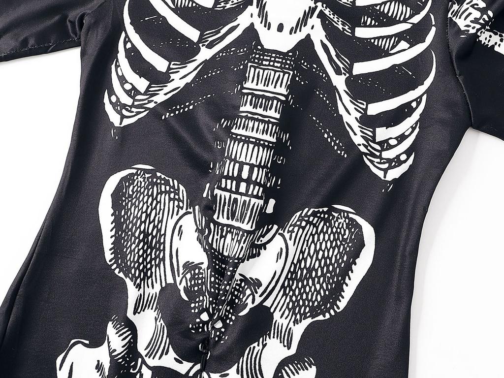 Хэллоуинский костюм Пародия Скелет Боди Косплей Костюм