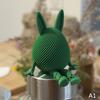 1Pc 3D Easter Rabbit Egg Ornament with Movable Joints Articulated Easter Statue for Home Office Decor Perfect Gift Idea