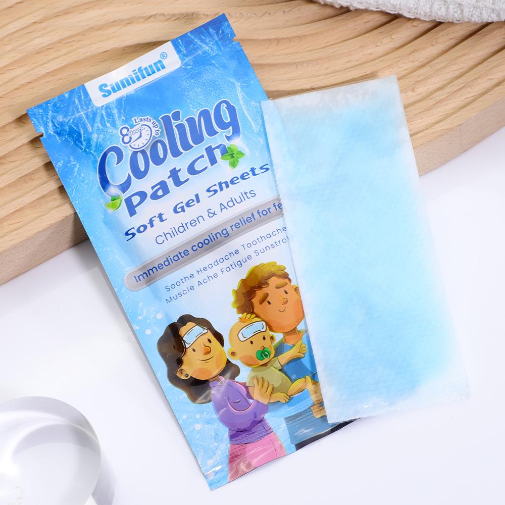 Fever Cool Patch Cool Patch охлаждающие пластыри для снятия дискомфорта и боли при лихорадке, охлаждающее средство для снижения температуры, успокаивающее средство при лихорадке