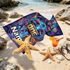 Custom Name Personalized Transformers Print Beach Towel, for Trip Camping Beach Party Home Decor, Birthday Gift for Family & Friends
