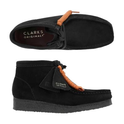Clarks 26155521 Ботинки Wallabee из черной замши