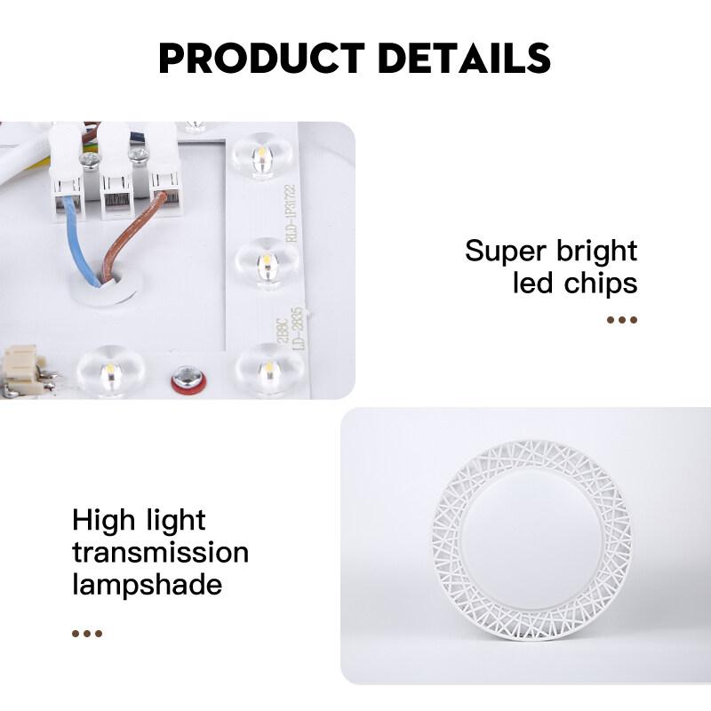 Canmeijia New Bird Nest LED Ceiling Lamp 26cm 16W/30W/50W/70W Super Bright Ceiling Lights Surface Mounted for Living Room Bedroom