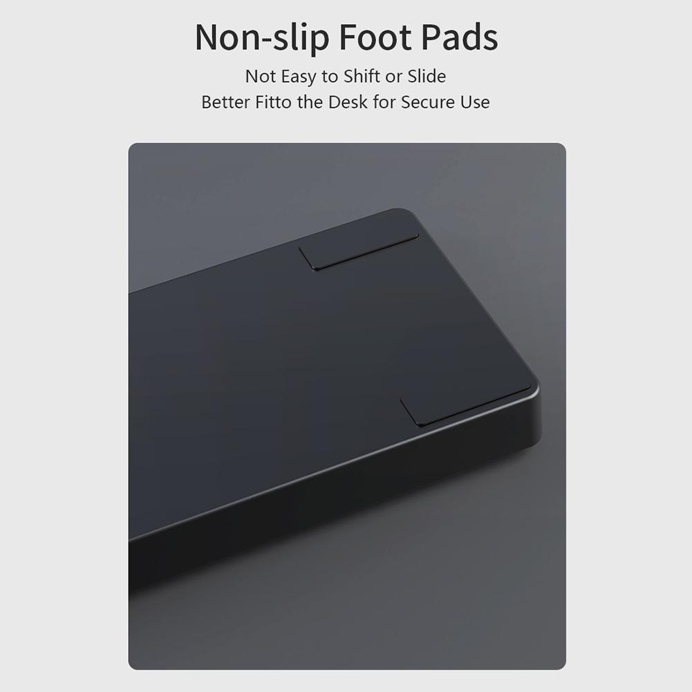 Игровая клавиатура подставка для запястья эргономичная пена с памятью противоскользящая резиновая устойчивая основа подставка для ладоней 81-клавишная клавиатура поддержка для рук