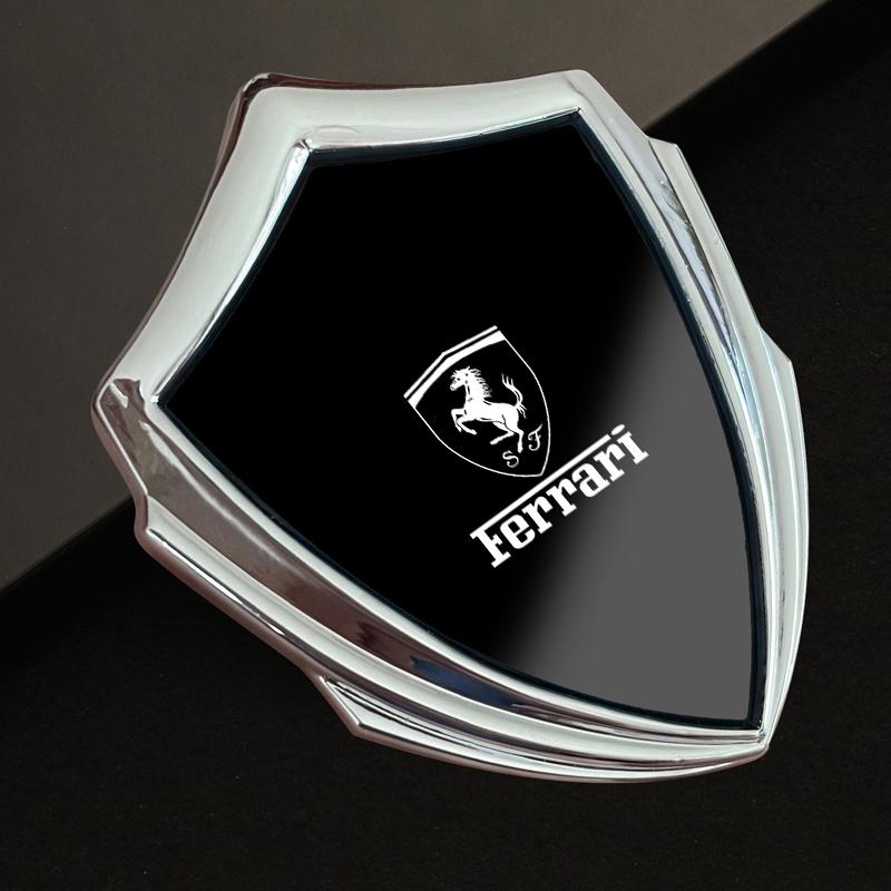 3D Car Decoration Stickers Cool Metal Emblem Sticker Decal For Ferrari 308 328 GTB GTS F355 360 Modena F430 458ltalia 488 F8 F12 MQ4