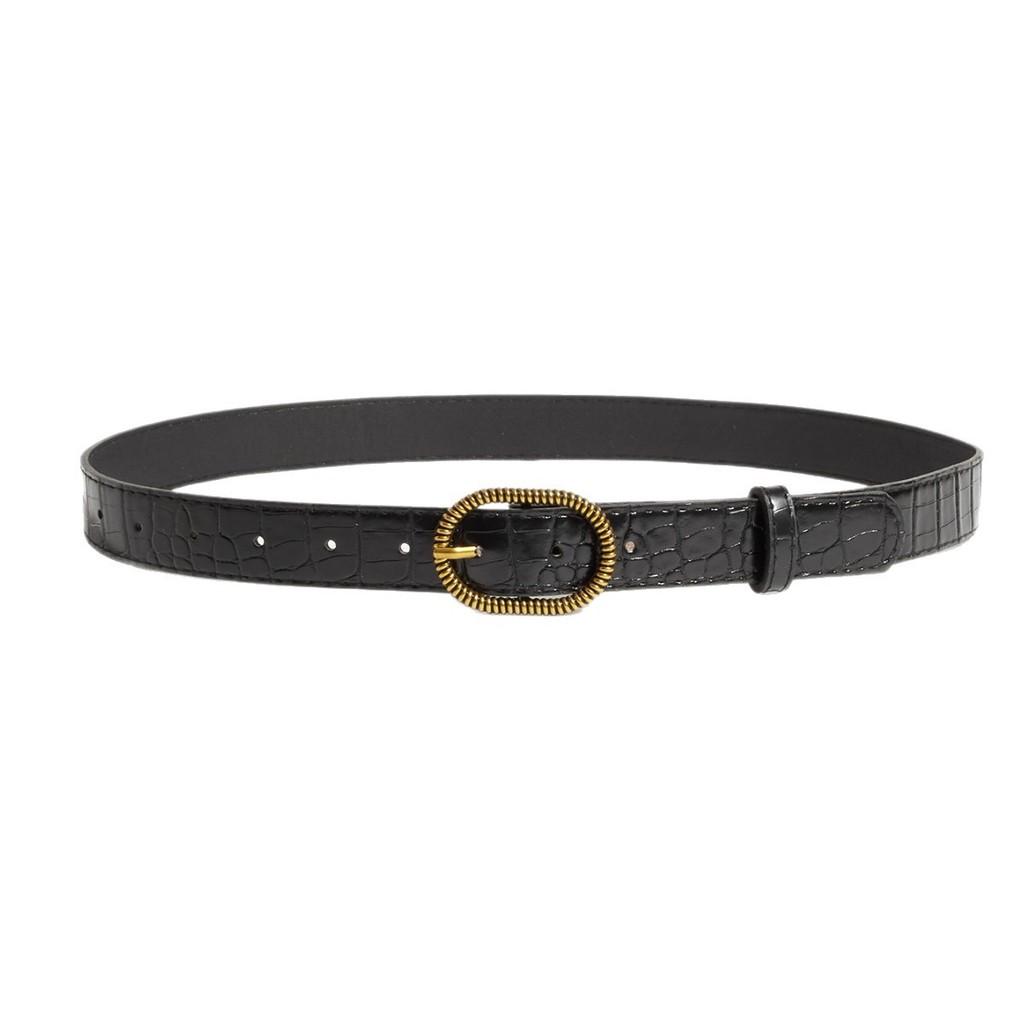 Ретро Y2k Женский кожаный ремень с дизайном компаса на резьбе для повседневной джинсовой одежды