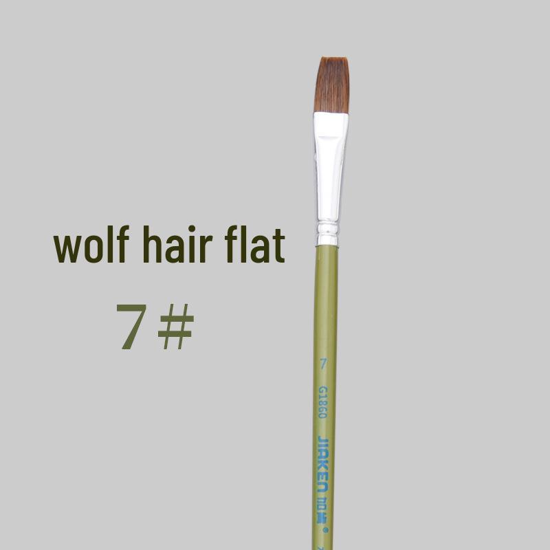 Специальный набор кистей для студентов художественных вузов Gaken: Масло из волчьей шерсти, Гуашь, Акварель, Кисти для акриловой краски