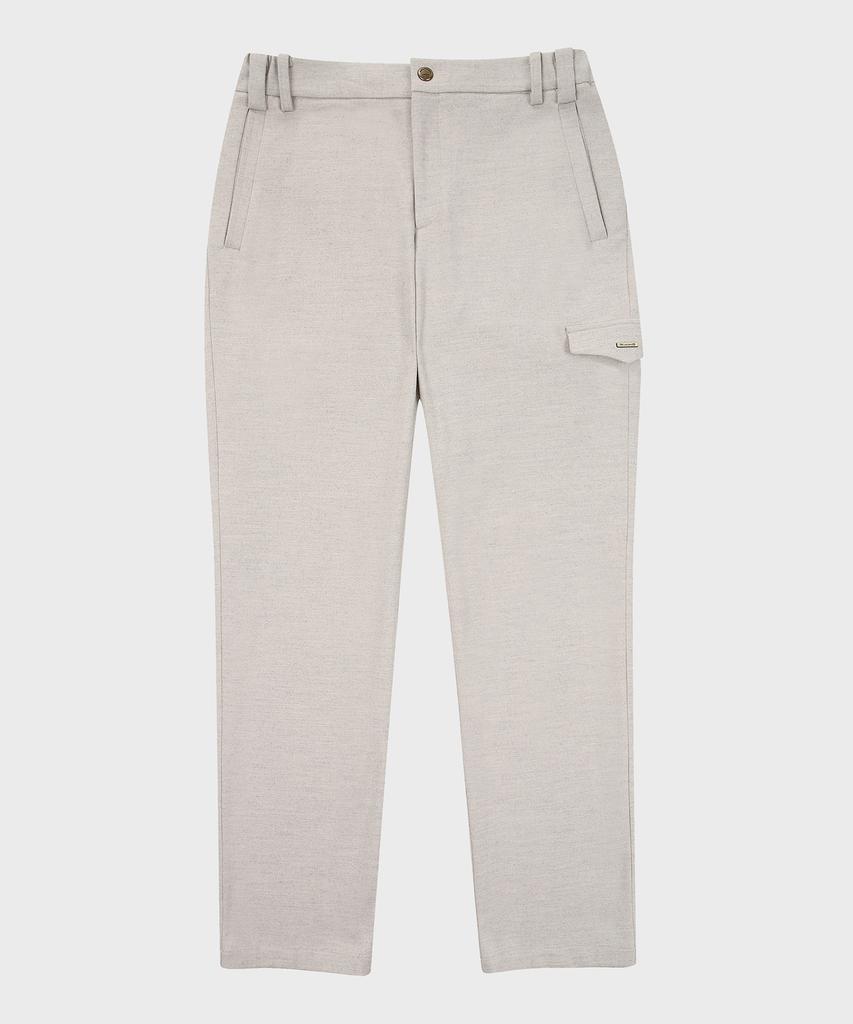 HELVESKO Textured Tr Pants (Light Grey)
