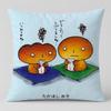Character Kogepan Cushion Cover Short Plush Cushion Cover Double Sided Print Washable Sofa Pillowcase Home Decor Gift