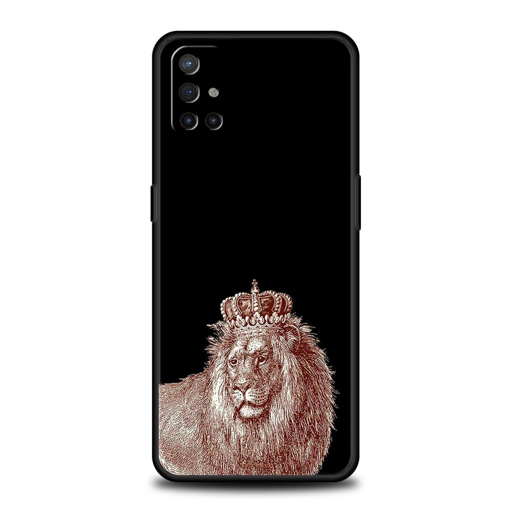 Лаконичный чехол для телефона с рисунком льва для OnePlus 15 13 12 11 10 9 8 15T 13T 10T 7T Pro 13R 12R 9RT 8T Nord 4 N10 2T CE 2 3 5G