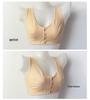Plus Size Cotton Front-Button Bra for Middle-Aged & Elderly