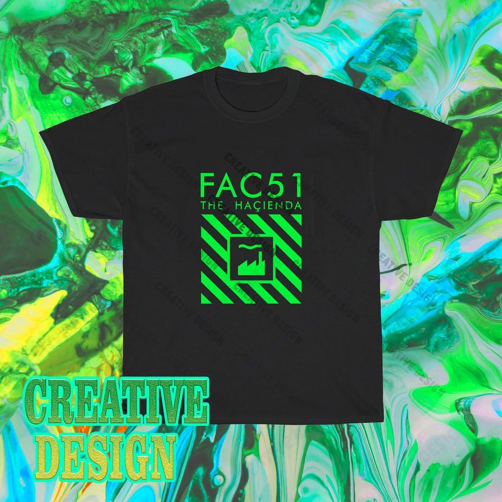 Новая футболка с логотипом Factory Records, смешной размер от S до 5XL