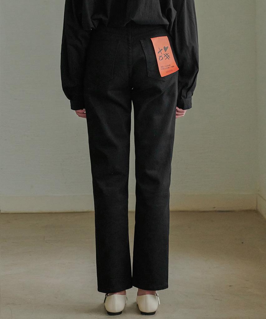 PANDORAFIT [Wide] Maple Jeans Black