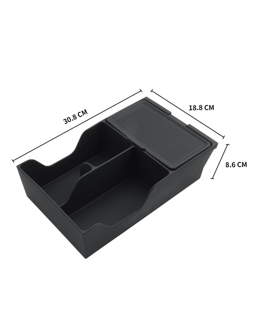 CDEFG Console Console Tray for the 2025 Toyota Alphard 40 Silicone Car Storage Interior 40 Series Alphard Console 40 Series Alphard Interior Prevents