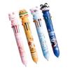 Pack of 4 10 In 1 12 In 1 Retractable Ballpoint Pens with 0.5mm Fine Tip Multicolor For School Office and Art Projects