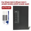 Перезаряжаемая литиевая батарея для iPad mini 2 iPad mini2 iPad mini 3 A1489 A1490 A1599 A1600 A601 Батарея для планшета 6471 мАч