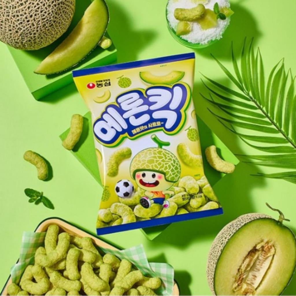 Korean Puff Snack – Banana Kick, Melon Kick (26 Options)