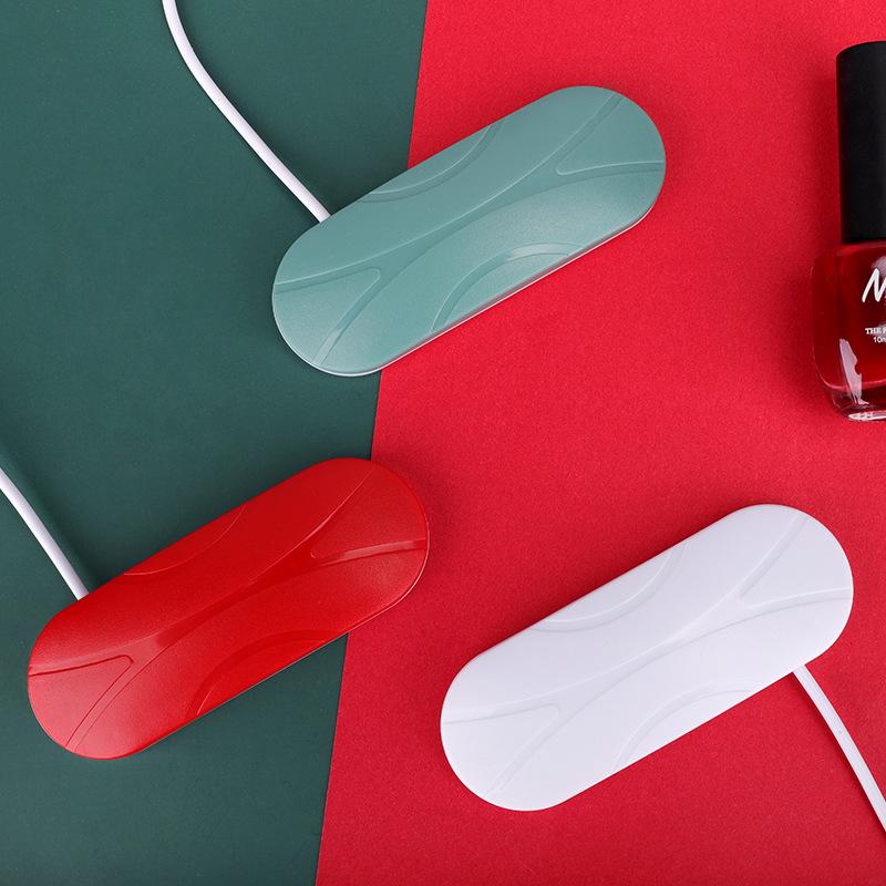 Миниатюрная портативная УФ-лампа для ногтей: Складная полимеризационная лампа для быстрой сушки ногтей с ультрафиолетовым облучением