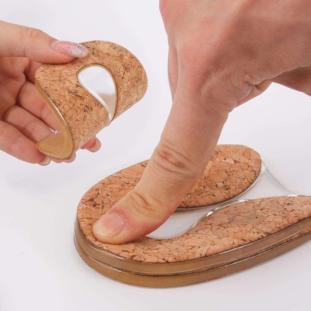 1 пара силиконовых гелевых U-образных стелек для защиты пятки, спортивная подкладка для защиты пятки