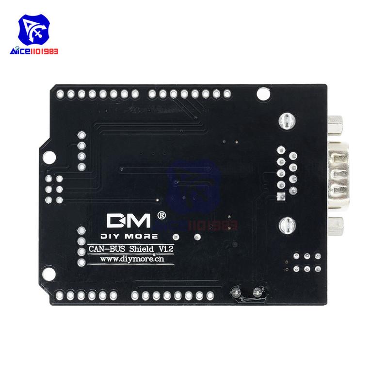 MCP2515 EF02037 CAN BUS Shield SPI 9 контактов Стандартная плата расширения Sub-D Модуль DC 5-12V для Arduino
