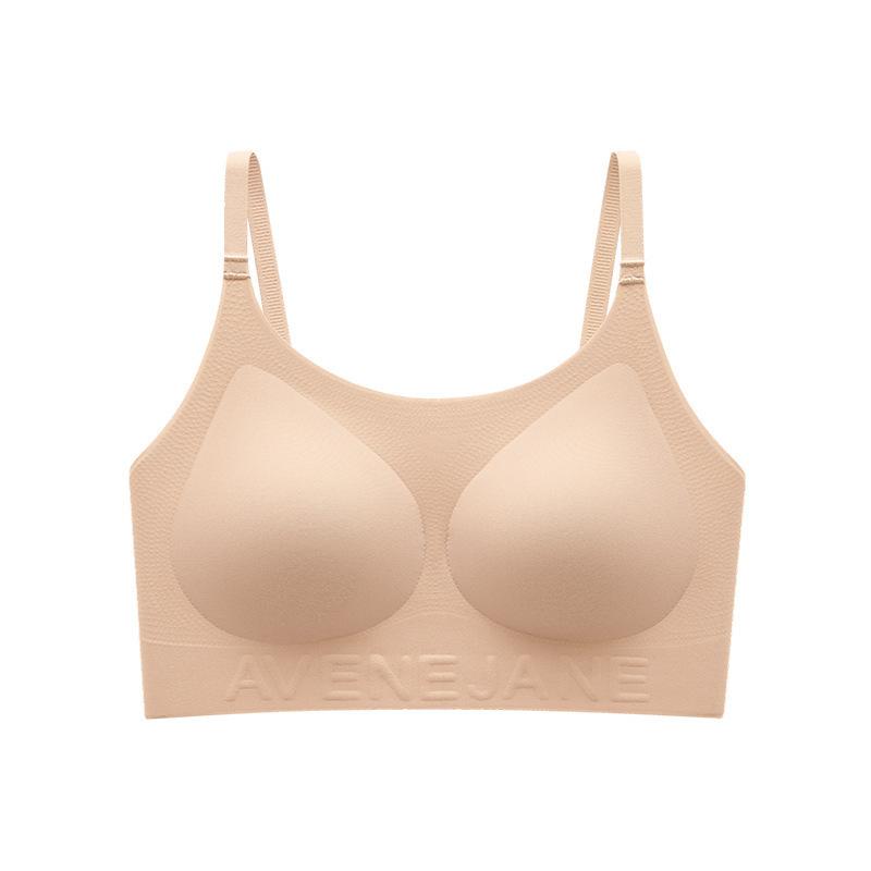 [Liquid foundation] Underwear simple anti-sagging small breasts gather underwear adjustment sexy bra