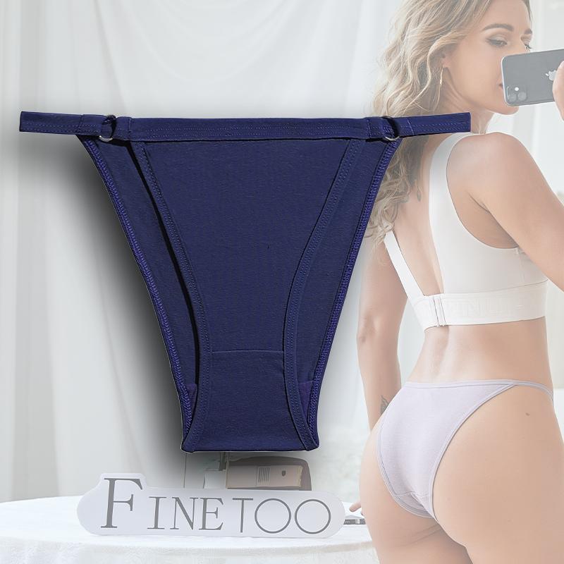 Sexy Women Briefs Cotton Panties Low Rise Solid Color Underwear Thin Waist Design Underpants Sweet Female Soft Intimate Lingerie