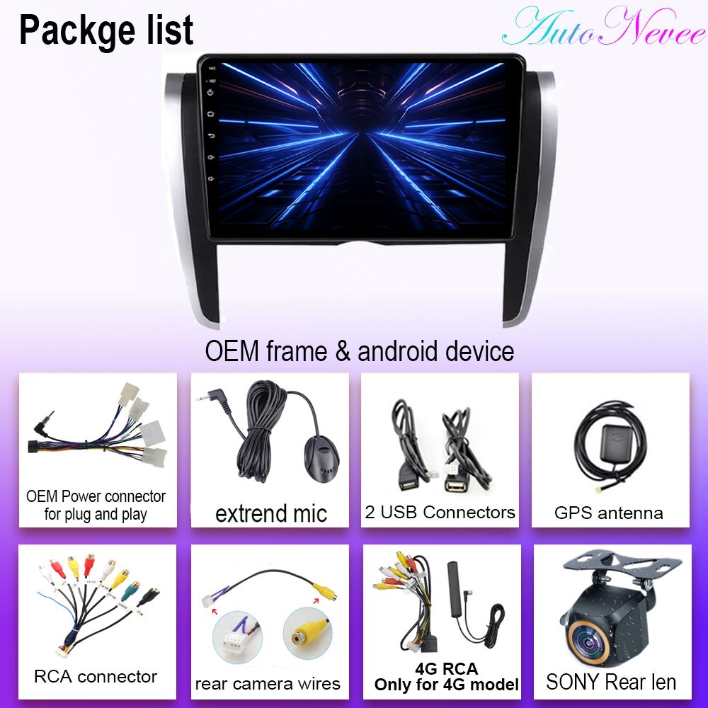 Android 14 для Toyota Allion Premio T260 2007 - 2020 Автомобильный радиоприемник GPS-навигация Мультимедиа Видеоплеер QLED Экран НЕТ 2din DVD