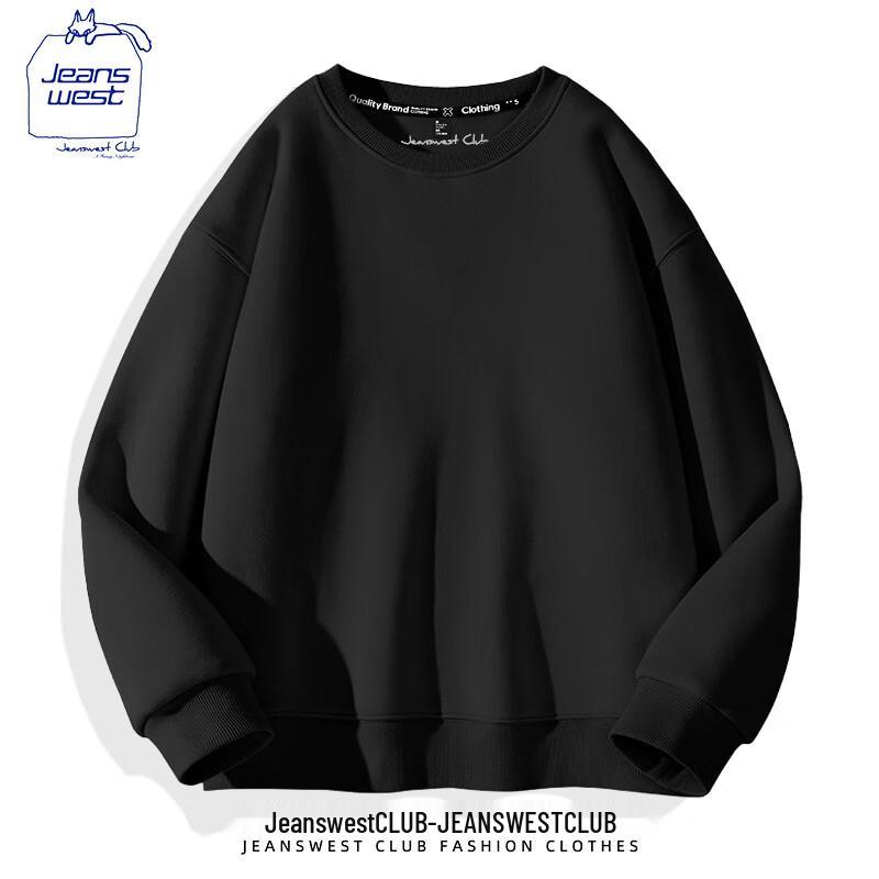 JEANSWEST CLUB Men's Casual Crewneck Sweatshirt