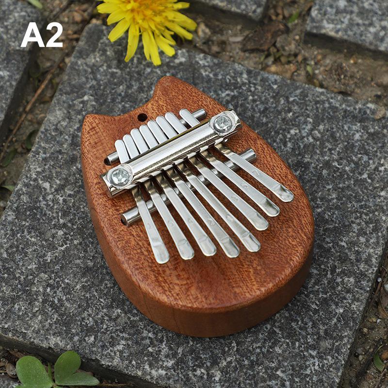 8 клавиш калимба пианино подарки для детей начинающих любителей музыки игроки, милый инструмент кулон брелок аксессуары