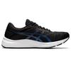 Asics Gel-Flux 6 Минималистичные Универсальные Тканевые Кроссовки с Низким Верхом для Бега Мужские кроссовки Черно-Синие 1011A856-014