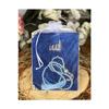 Large Text Tulle Pouch Velvet Yasin Juz Saks Blue Pearl Prayer Beads Mevlid Package Birth Gift