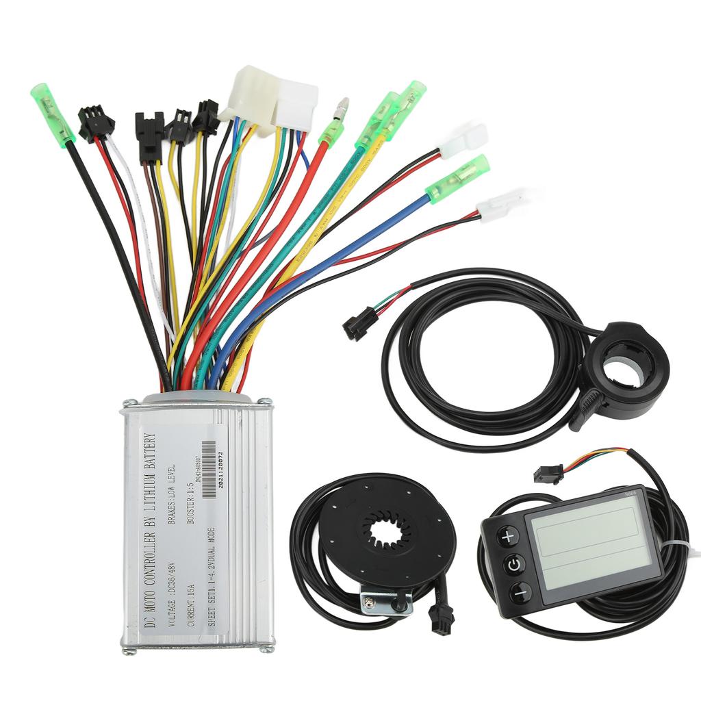 15A комплект контроллера для электрического велосипеда с LCDS866 Meter 130X Shifter 8C Assist Sensor для 350W 250W