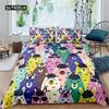 Cartoon Sheep Family Duvet Cover Farmhouse Animals Comforter Cover For Kids Boys Girl Pasture Sheep Quilt Cover Child Room Decor