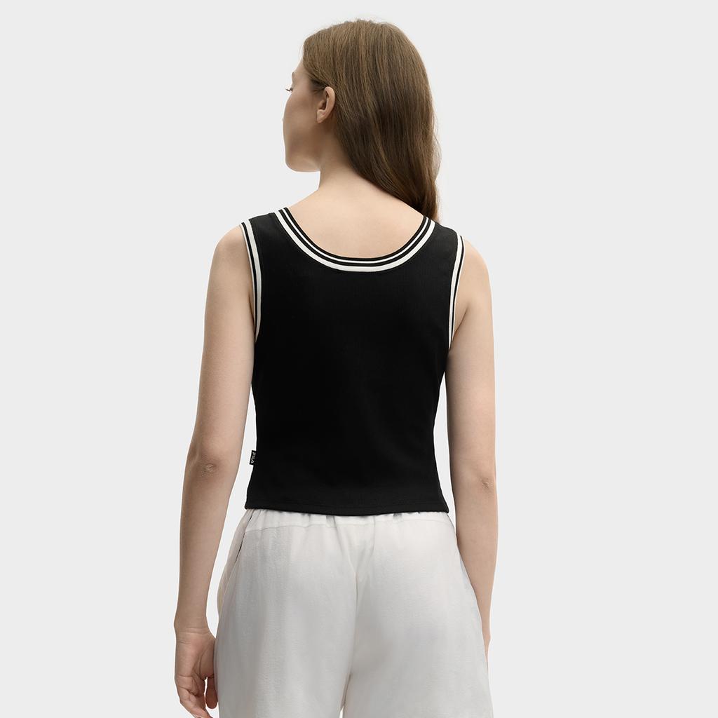 Новая женская майка FILA ORIGINALE, цвет «реактивный черный» F11W529114F-BK