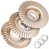 3/Pcs Wood Carving Disc Set, 4 And 1/2 Attachment with 5/8 Inch Arbor, Grinding Wheel for Grinding And Shaping