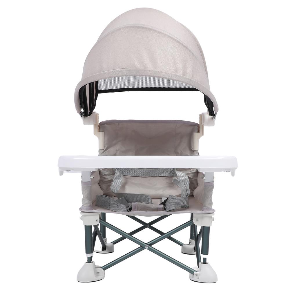 Портативное детское сиденье со съемным подносом и ремнем безопасности для детей. Складное детское сиденье-бустер для путешествий.