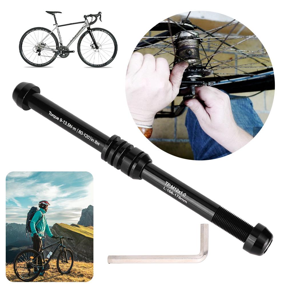 Bike Hub Shaft 12x135-142-148mm P1.5/P1.75/P1.0 MTB Bike Trainer Shaft Skewer Trainer Adapter Bicycle Trainer Thru Axle Skewer