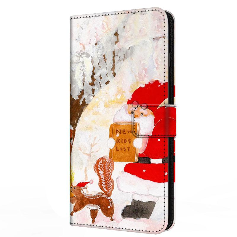 Чехол для Xiaomi Poco F7 F 7 с подставкой-книжка из кожи Merry Christmas Магнитный кошелек-защита Redmi Turbo 4 Pro