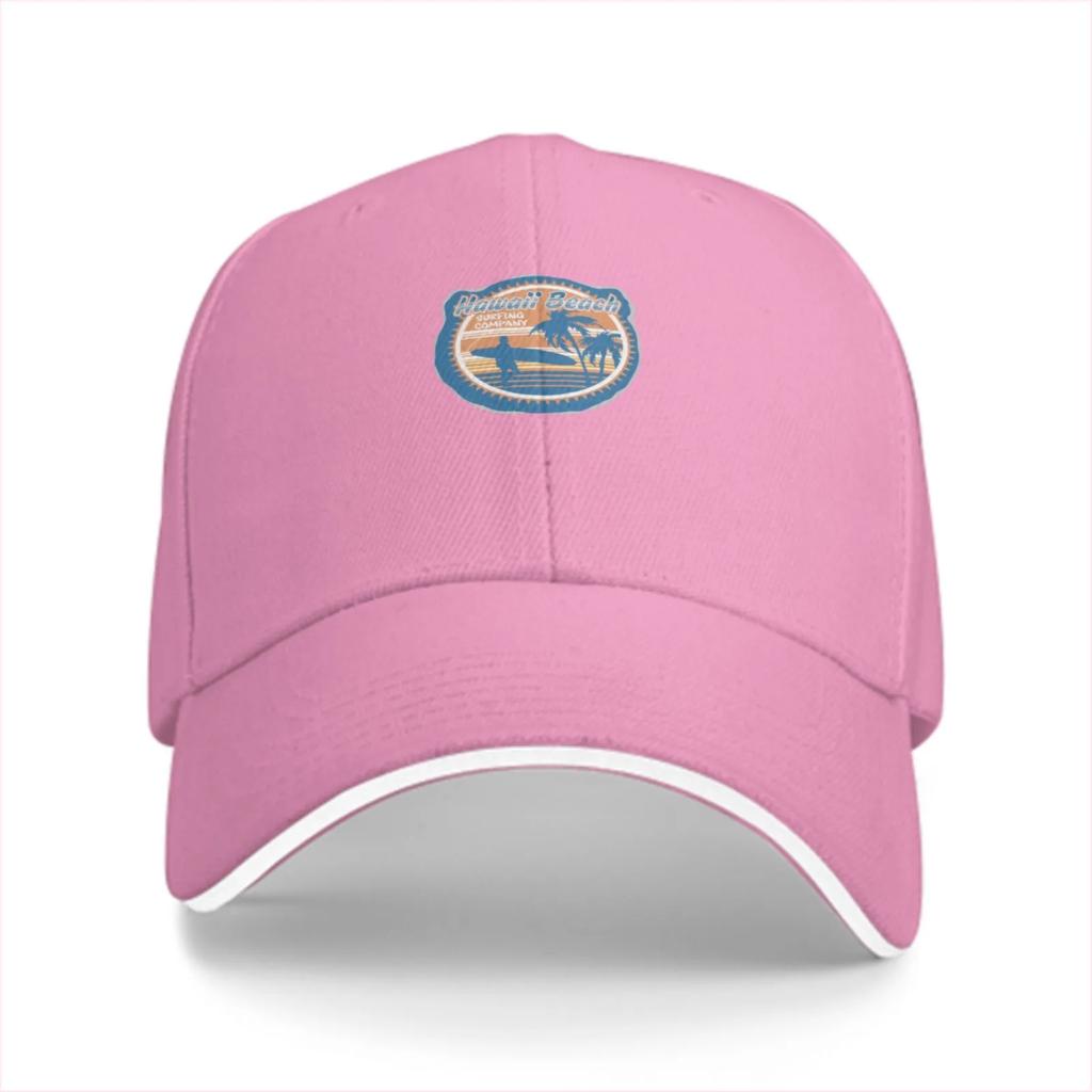 Surf Beach Palm Trees Graphic Baseball Cap Polyester Adjustable Casual Hat Unisex