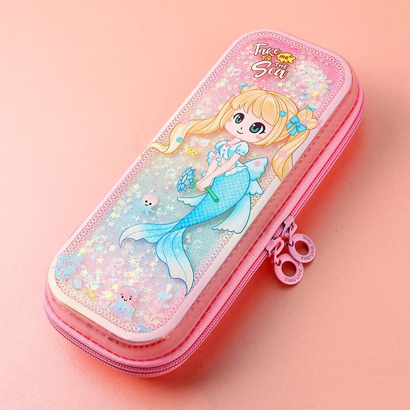 Умный пенал из термополиуретана с рисунком из мультфильма «Зыбучие пески» для студентов 