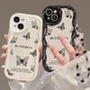 Applicable To Apple 14 Mobile Phone Case Iphone15promax Full Screen Butterfly Chain 13 Silicone Full Packaging 12 Anti-fall Xs