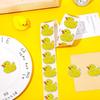 100-500Pcs Glitter Cartoon Duckling Stickers Party Gift Wrapping Label Children Scrapbook Cute Stationery Stickers