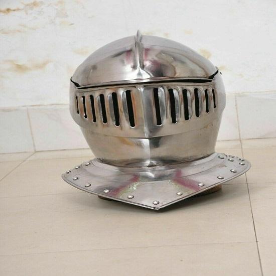 Medieval Collectibles, European Knight Armor, Cross Costume ,Helmet,