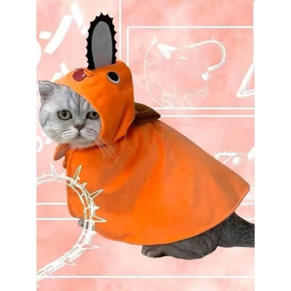 Человек-бензопила Одежда для питомца собаки Летний смешной плащ Поки Костюм кошки Почита Кукла-марионетка собаки Тед