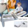 Kids Air Mattress with Inflator Pump Seat Belt Outdoor Travel Airplane Train Car Rear Seat Inflatable Sleeping Bed Single Person Foldable Toddlers