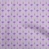 Cotton Flex Dusty Purple Fabric Kids  Dress Material Fabric Print Fabric By The Yard 40 Inch