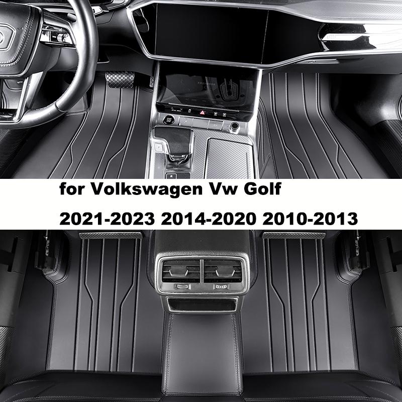 Индивидуальные коврики в салон автомобиля с полным покрытием для Volkswagen Vw Golf 2021-2023 2014-2020 2010-2013 Ковровые аксессуары для интерьера